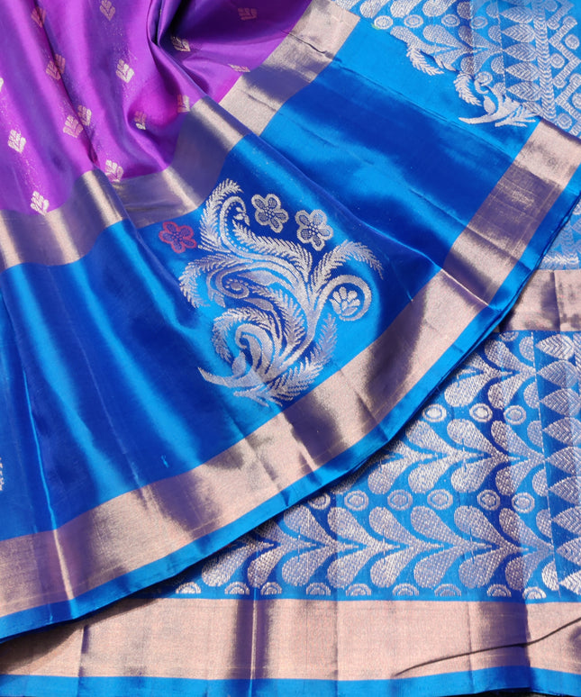 Lightweight Pattu Scurt Border Saree - LWP1076