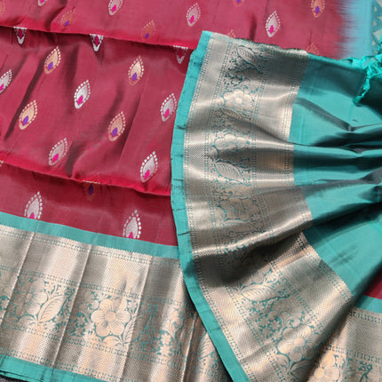 Meenakari kanchi lightweight pattu Saree - KMP3056