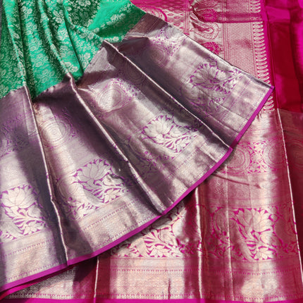 Kanchi pattu half fine bridal wear saree HF21
