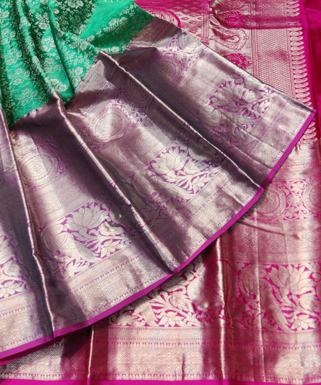 Kanchi pattu half fine bridal wear saree HF21