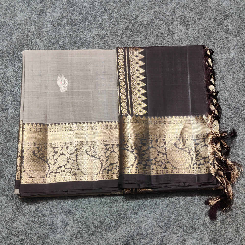 Kanchi Meenakari Handloom Lightweight Pure Silk Saree – KMP257