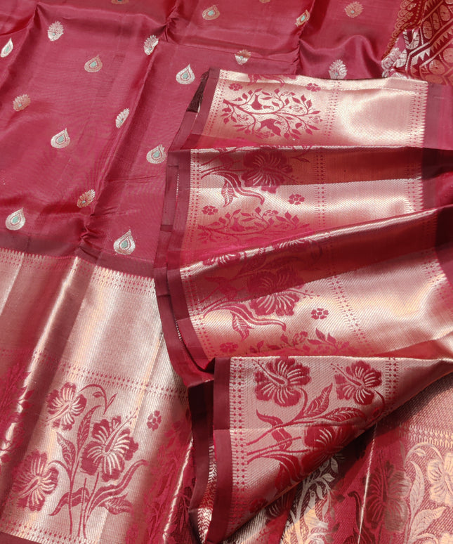 Kanchi pattu pure silk Saree - KMP1557