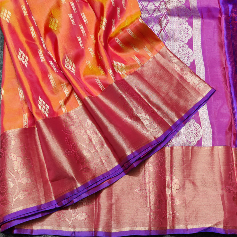 Lightweight pattu Scurt Border Saree - LWP414