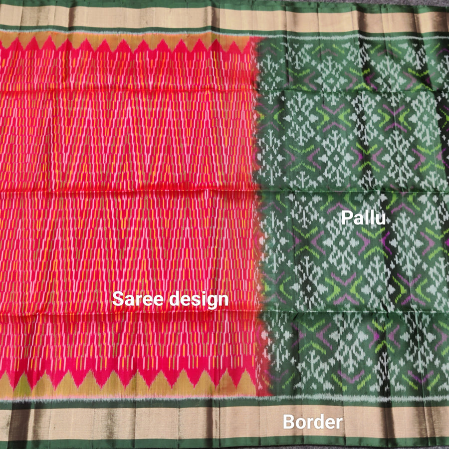Ikkath Pure handloom silk saree - IKT07