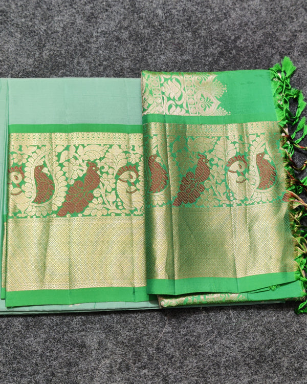 Meenakari kanchi lightweight pattu Saree - KMP146