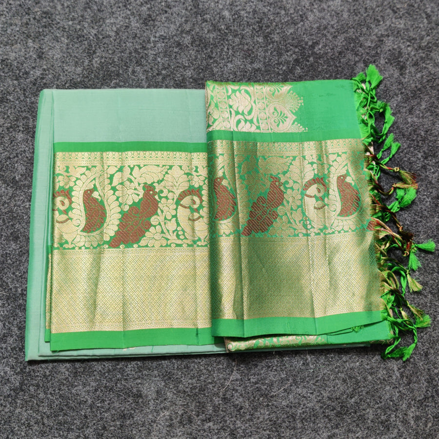 Meenakari kanchi lightweight pattu Saree - KMP146