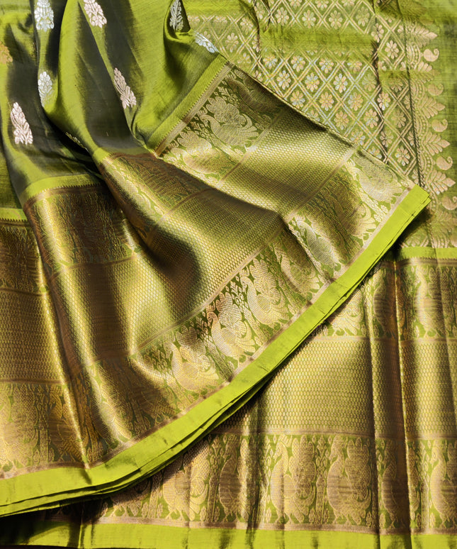 Kanchi Pattu Half Fine saree - HF216