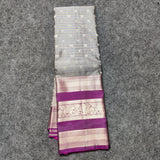 Kanchi Vintage Gap border pattu - KMP105