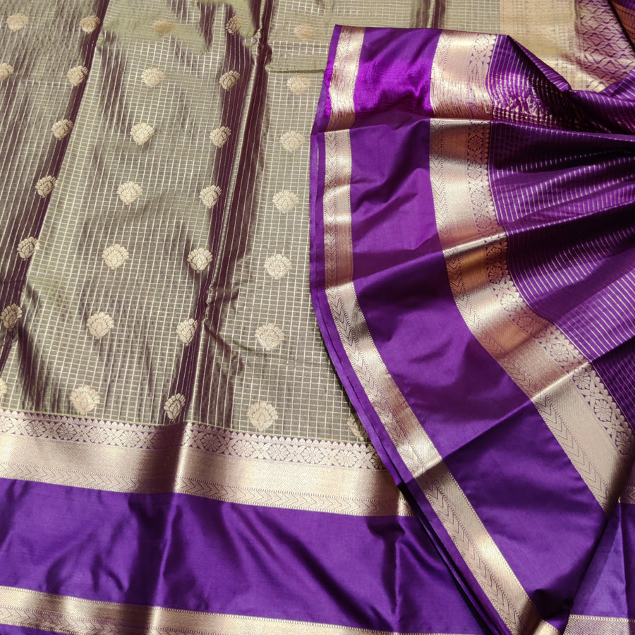 Kanchi semi vintage silk Saree -KS36