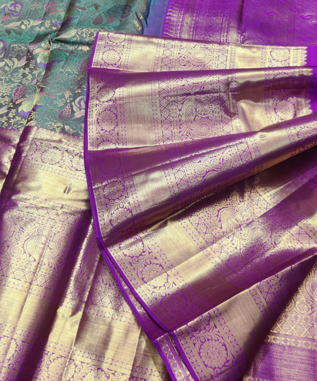 Kanchi pure Bridal wear saree @30% Off - KMP52