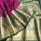 Kanchi pure plain silk Saree - KMP1572