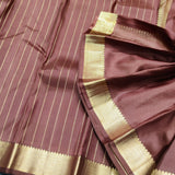 Kanchi pattu small border saree - KMP259