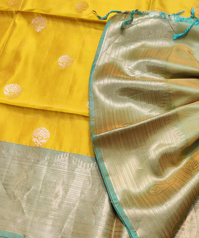 Meenakari kanchi lightweight pattu Saree - KMP2005