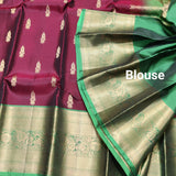 Kanchi Vintage Gap border pattu - KMP245