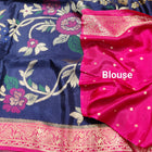 Banaras crepe silk saree - BS02