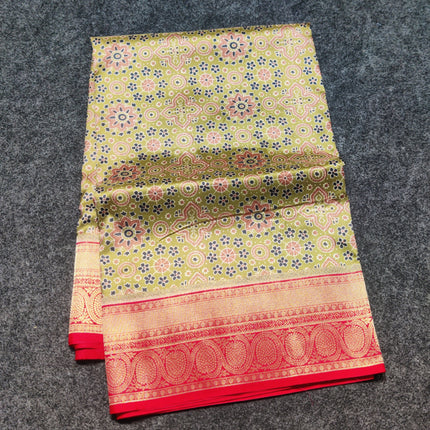 Kalamkari Silk saree - KM04
