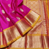Kanchi pure small border saree- KMP239