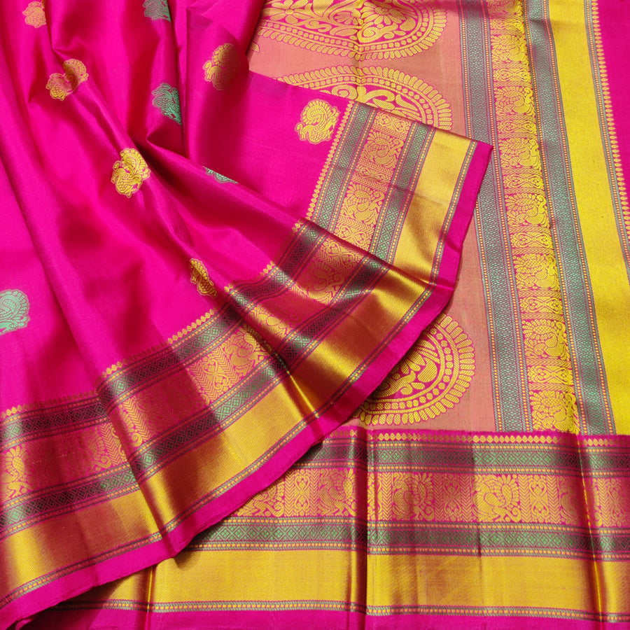Kanjivaram Resham Silk Saree - KMP185