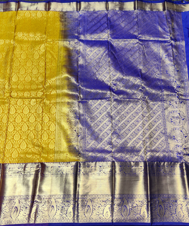 Kanchi pattu half fine Bridal Saree -HF273