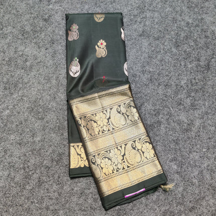 Kanchi pattu pure silk Saree - KMP1568