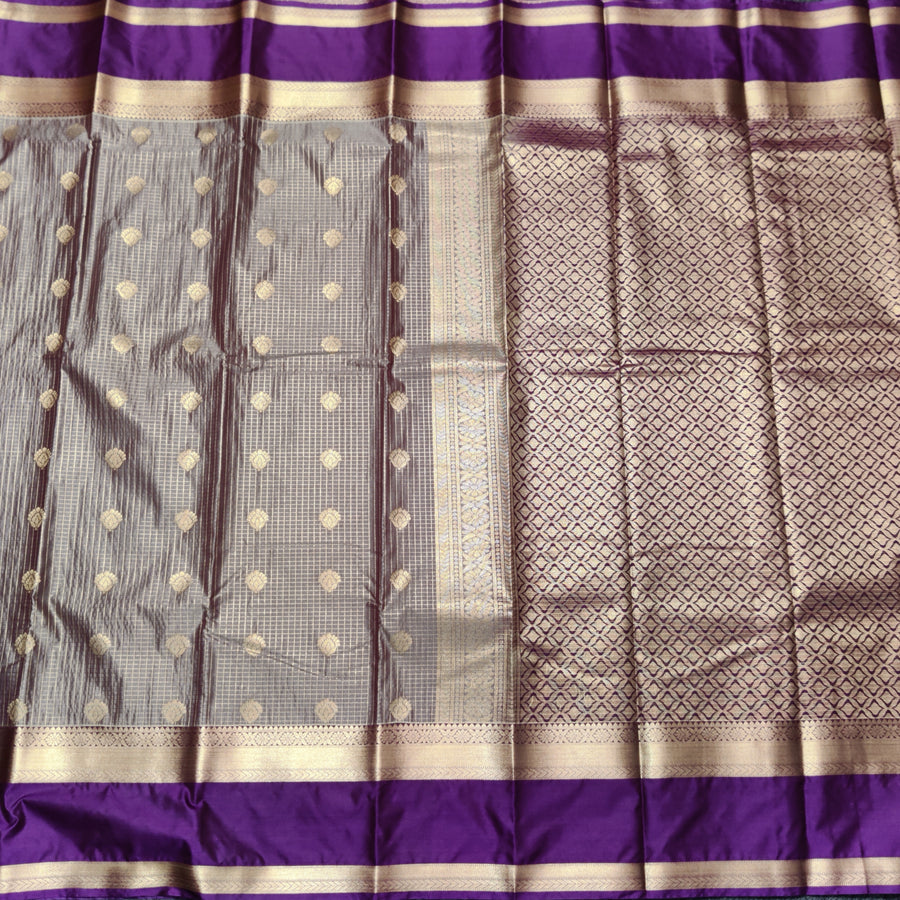 Kanchi semi vintage silk Saree -KS38