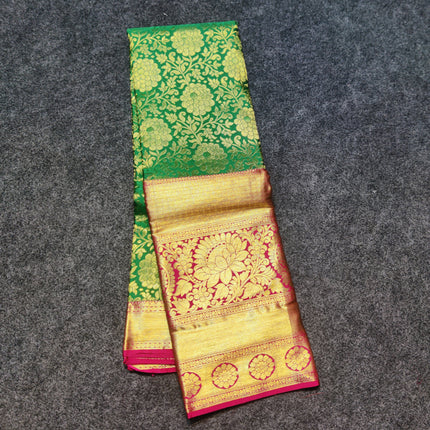 Kanchi pattu half fine bridal wear saree HF33