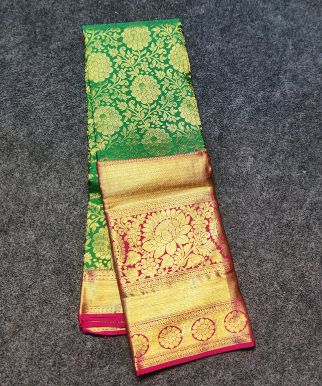 Kanchi pattu half fine bridal wear saree HF33