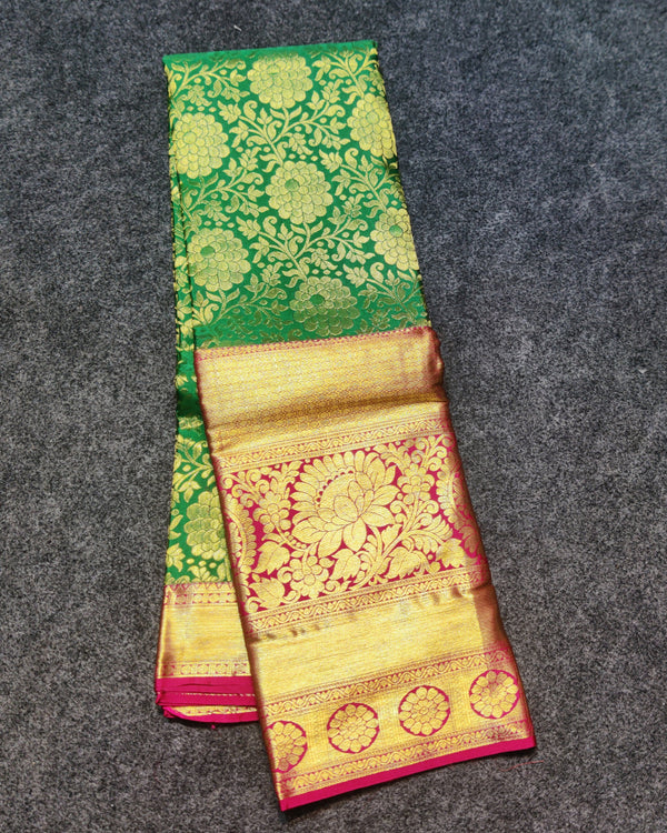 Kanchi pattu half fine bridal wear saree HF33