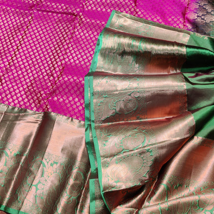 Kanchi pattu half fine Bridal Saree - HF11