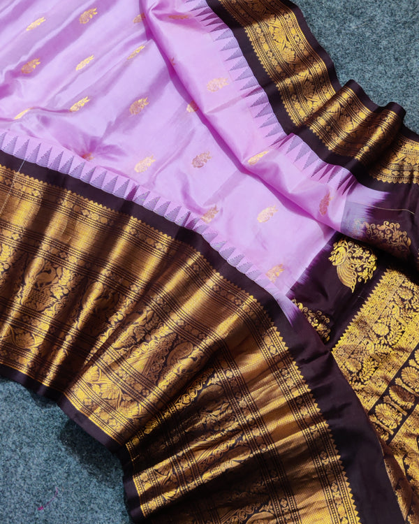 Gadwal Handloom pure silk- GPS02