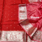 Chinon crepe silk saree -C19