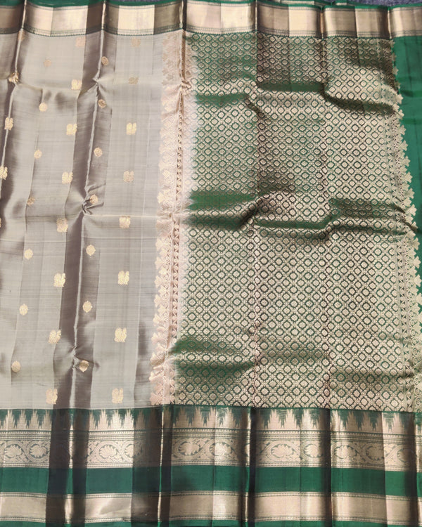 Kanchi Vintage Gap border pattu - KMP353 alternate view