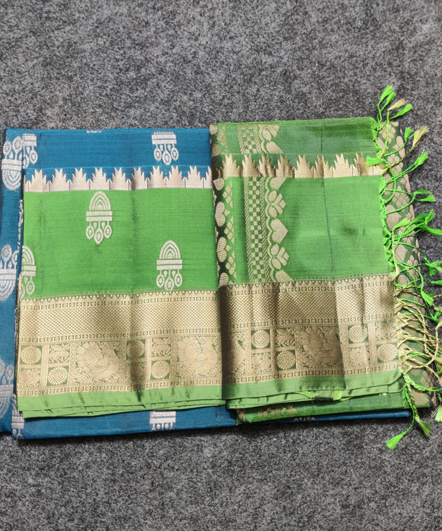 Lightweight pattu Scurt Border Saree - LWP91