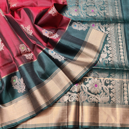 Lightweight pattu Scurt Border Saree - LWP143