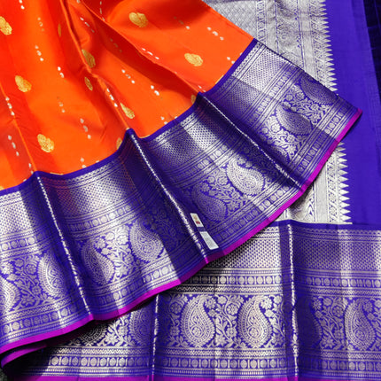 Kanchi pure kuttu border Saree - KMP816