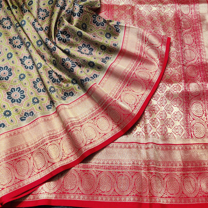 Kalamkari Silk saree - KM01