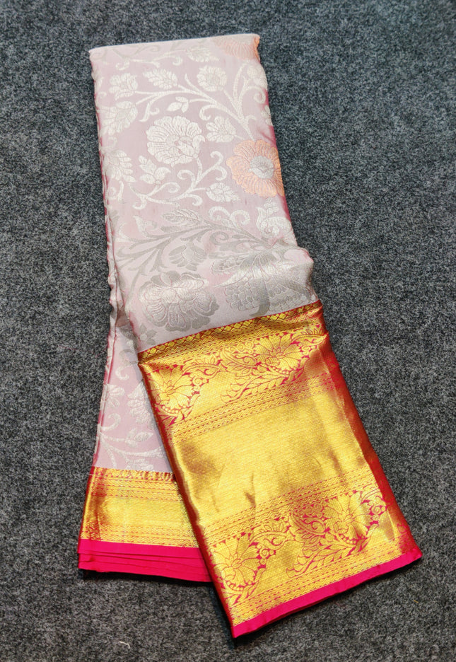 Kanchi pattu half fine Bridal Saree - HF14
