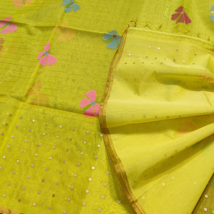 Jamdani handloom pure silk - JM06