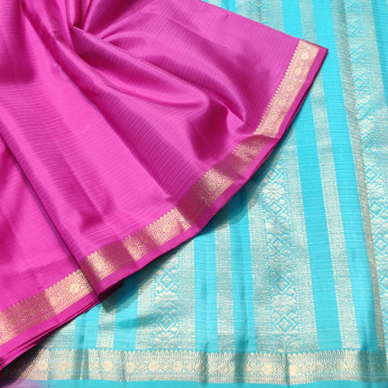 Kanchi pattu small border saree - KMP3016