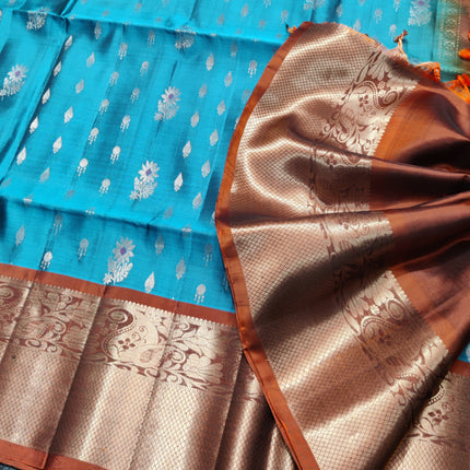 Meenakari kanchi lightweight pattu Saree - KMP3147