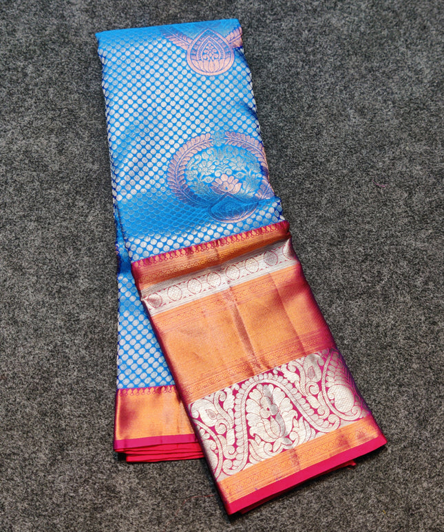 Kanchi pattu half fine Bridal Saree - HF12