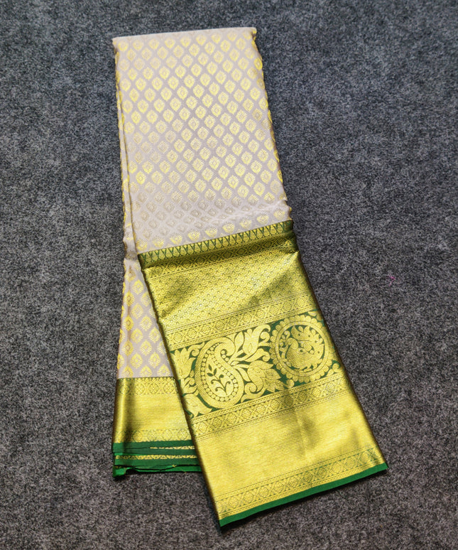 Kanchi pattu half fine Bridal Saree - HF10