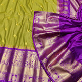 Gadwal Semi Silk Saree - GSM06