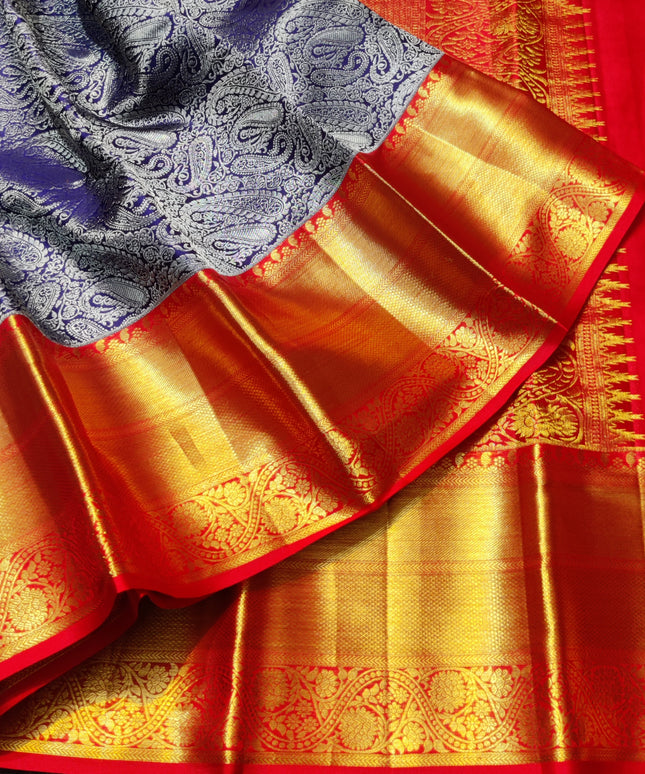 Kanchi Pattu Weeding Sarees @50% Off - KMP1903