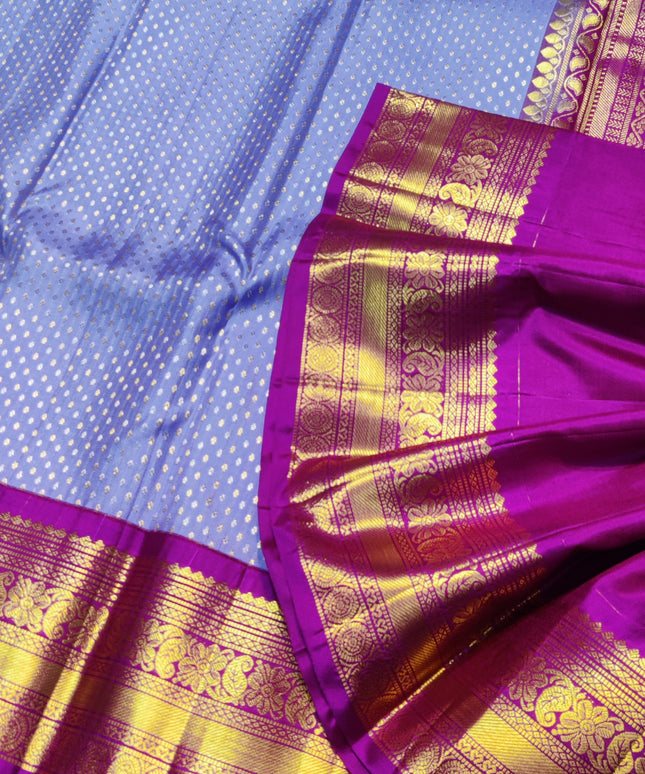 Kanchi pure kuttu border Saree - KMP1299