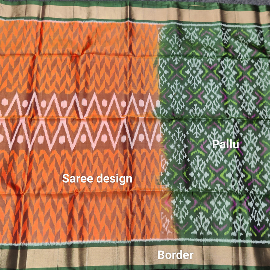 Ikkath Pure handloom silk saree - IKT10