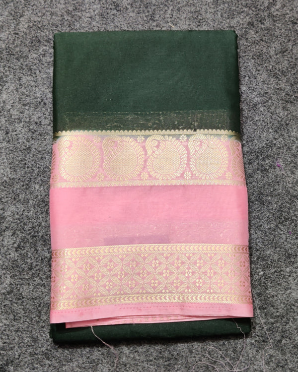 Mysore crepe semi silk saree - M22