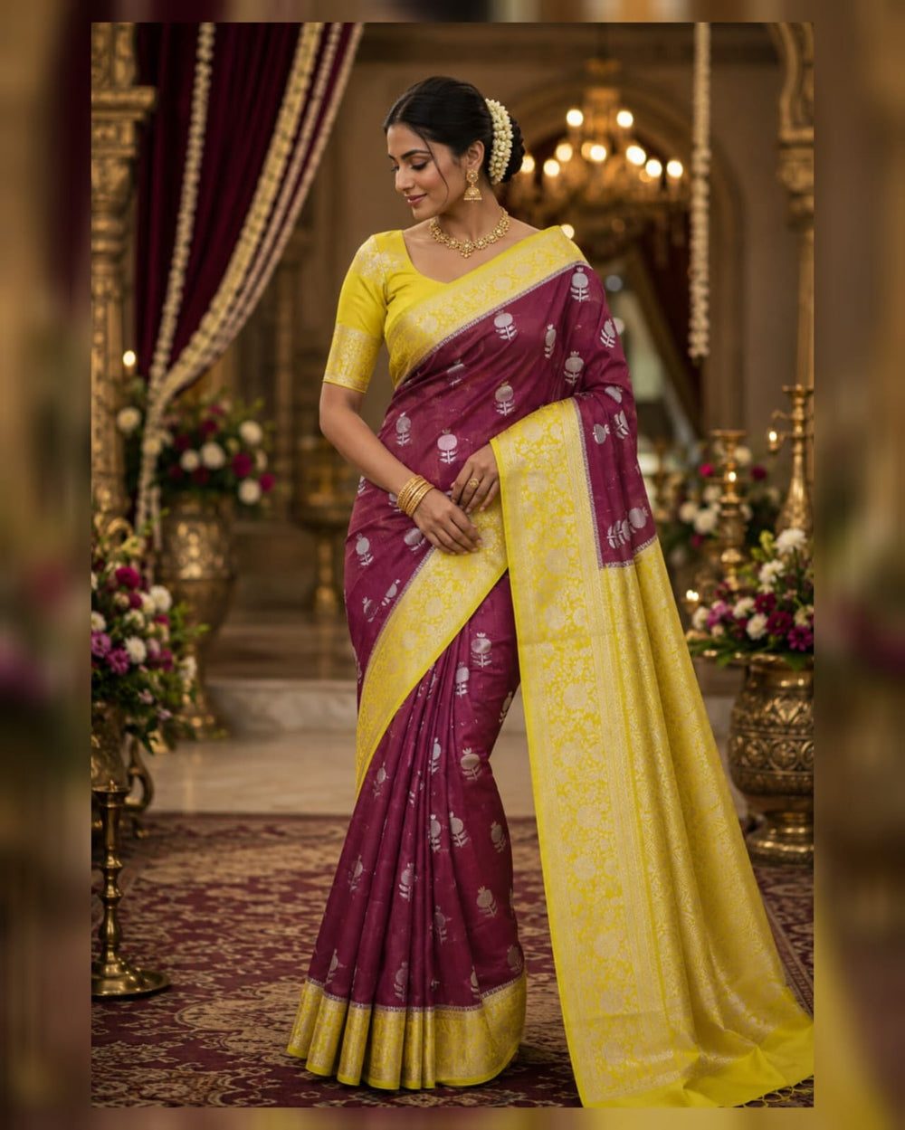 Mashru Silk Saree- MS03