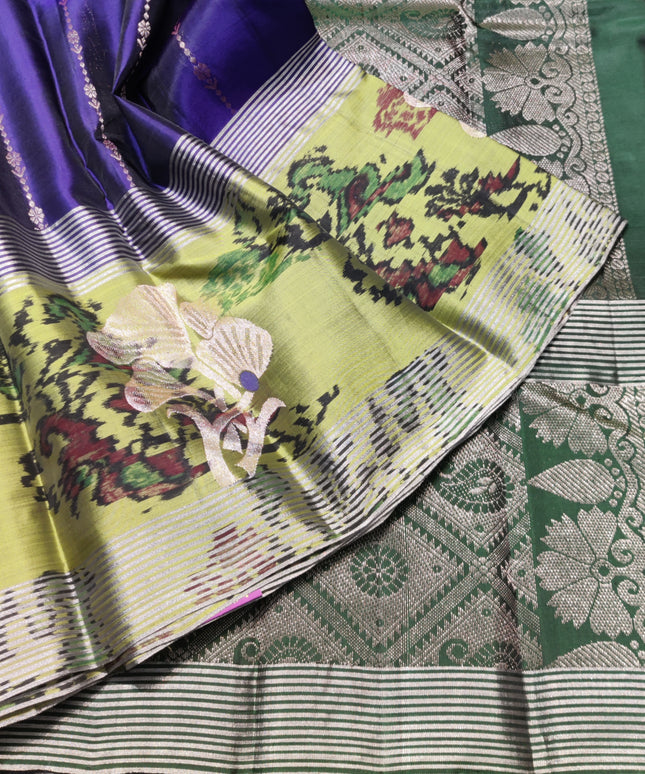 Lightweight Pattu Scurt Border Saree - LWP1073