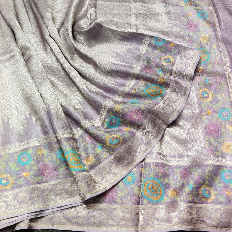 Banaras Tissue Paithani silk saree - BRS25